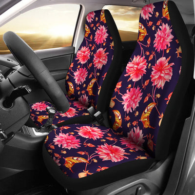 Dahlia Pattern Print Design DH03 Universal Fit Car Seat Covers