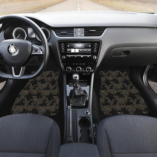 Dahlia Pattern Print Design DH04 Car Floor Mats-JorJune