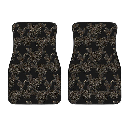 Dahlia Pattern Print Design DH04 Car Floor Mats-JorJune