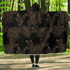 Dahlia Pattern Print Design DH04 Hooded Blanket-JORJUNE.COM