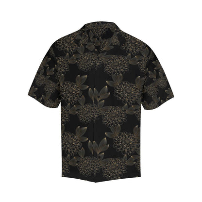 Dahlia Pattern Print Design DH04 Men Hawaiian Shirt-JorJune