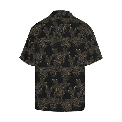 Dahlia Pattern Print Design DH04 Men Hawaiian Shirt-JorJune
