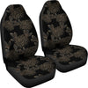 Dahlia Pattern Print Design DH04 Universal Fit Car Seat Covers