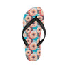 Dahlia Pattern Print Design DH05 Flip Flops-JorJune