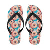 Dahlia Pattern Print Design DH05 Flip Flops-JorJune