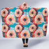 Dahlia Pattern Print Design DH05 Hooded Blanket-JORJUNE.COM