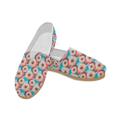 Dahlia Pattern Print Design DH05 Women Casual Shoes-JorJune.com