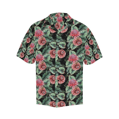 Dahlia Pattern Print Design DH06 Men Hawaiian Shirt-JorJune