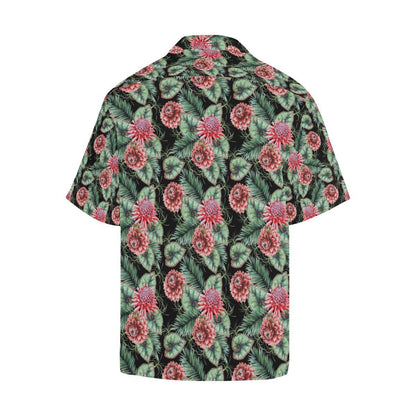 Dahlia Pattern Print Design DH06 Men Hawaiian Shirt-JorJune