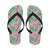 Dahlia Pattern Print Design DH07 Flip Flops-JorJune