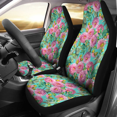 Dahlia Pattern Print Design DH07 Universal Fit Car Seat Covers