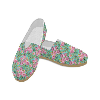 Dahlia Pattern Print Design DH07 Women Casual Shoes-JorJune.com