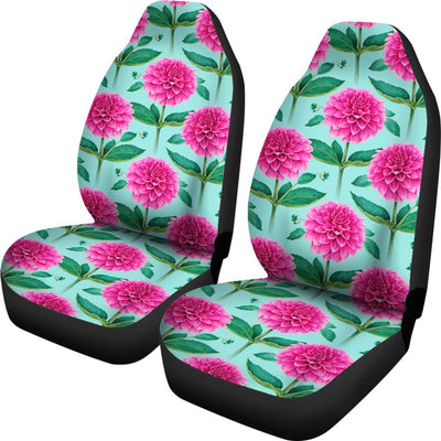 Dahlia Pattern Print Design DH08 Universal Fit Car Seat Covers