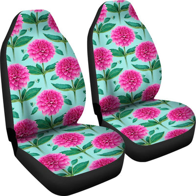 Dahlia Pattern Print Design DH08 Universal Fit Car Seat Covers