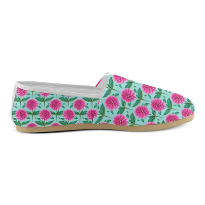 Dahlia Pattern Print Design DH08 Women Casual Shoes-JorJune.com