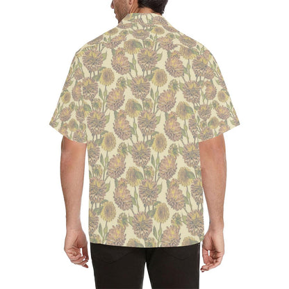 Dahlia Pattern Print Design DH09 Men Hawaiian Shirt-JorJune
