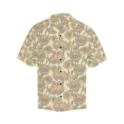 Dahlia Pattern Print Design DH09 Men Hawaiian Shirt-JorJune