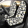 Daisy Pattern Print Design 01 Car Seat Covers (Set of 2)-JORJUNE.COM