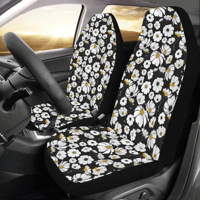 Daisy Pattern Print Design 02 Car Seat Covers (Set of 2)-JORJUNE.COM