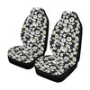 Daisy Pattern Print Design 02 Car Seat Covers (Set of 2)-JORJUNE.COM