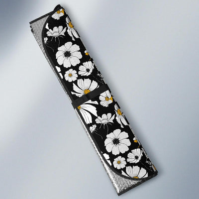 Daisy Pattern Print Design 02 Car Sun Shade-JORJUNE.COM