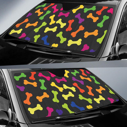 Daisy Pattern Print Design 03 Car Sun Shade-JORJUNE.COM