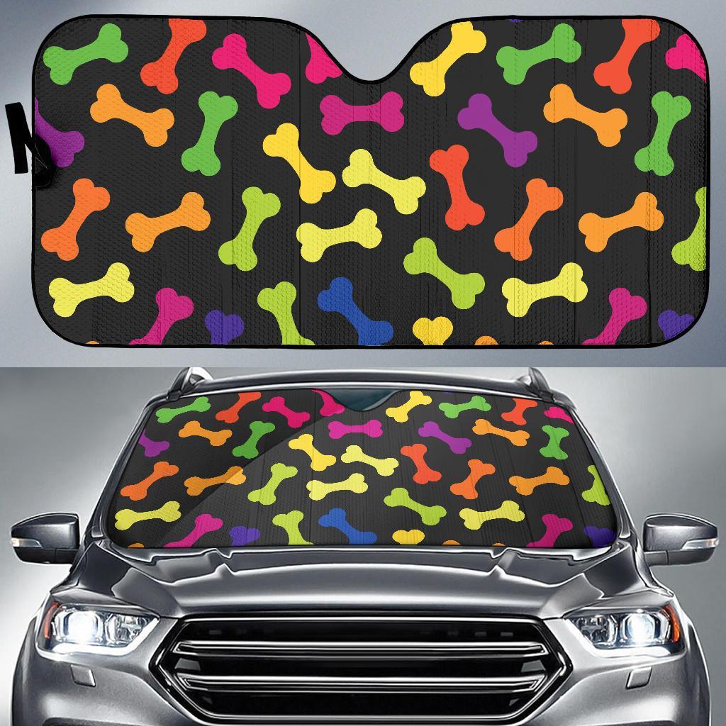 Daisy Pattern Print Design 03 Car Sun Shade-JORJUNE.COM