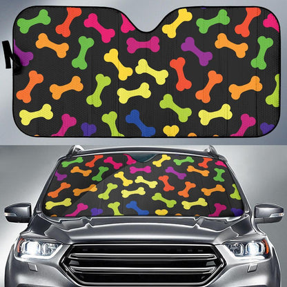 Daisy Pattern Print Design 03 Car Sun Shade-JORJUNE.COM