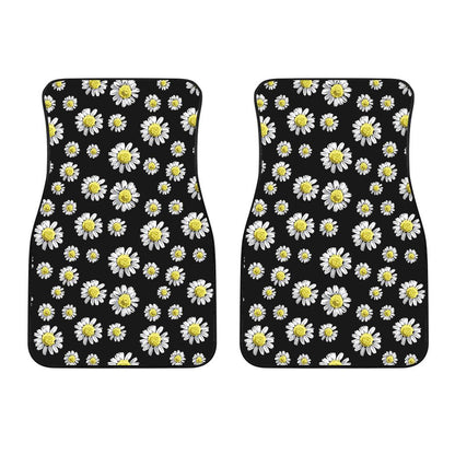 Daisy Pattern Print Design DS01 Car Floor Mats-JorJune