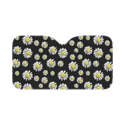 Daisy Pattern Print Design DS01 Car Sun Shade-JorJune