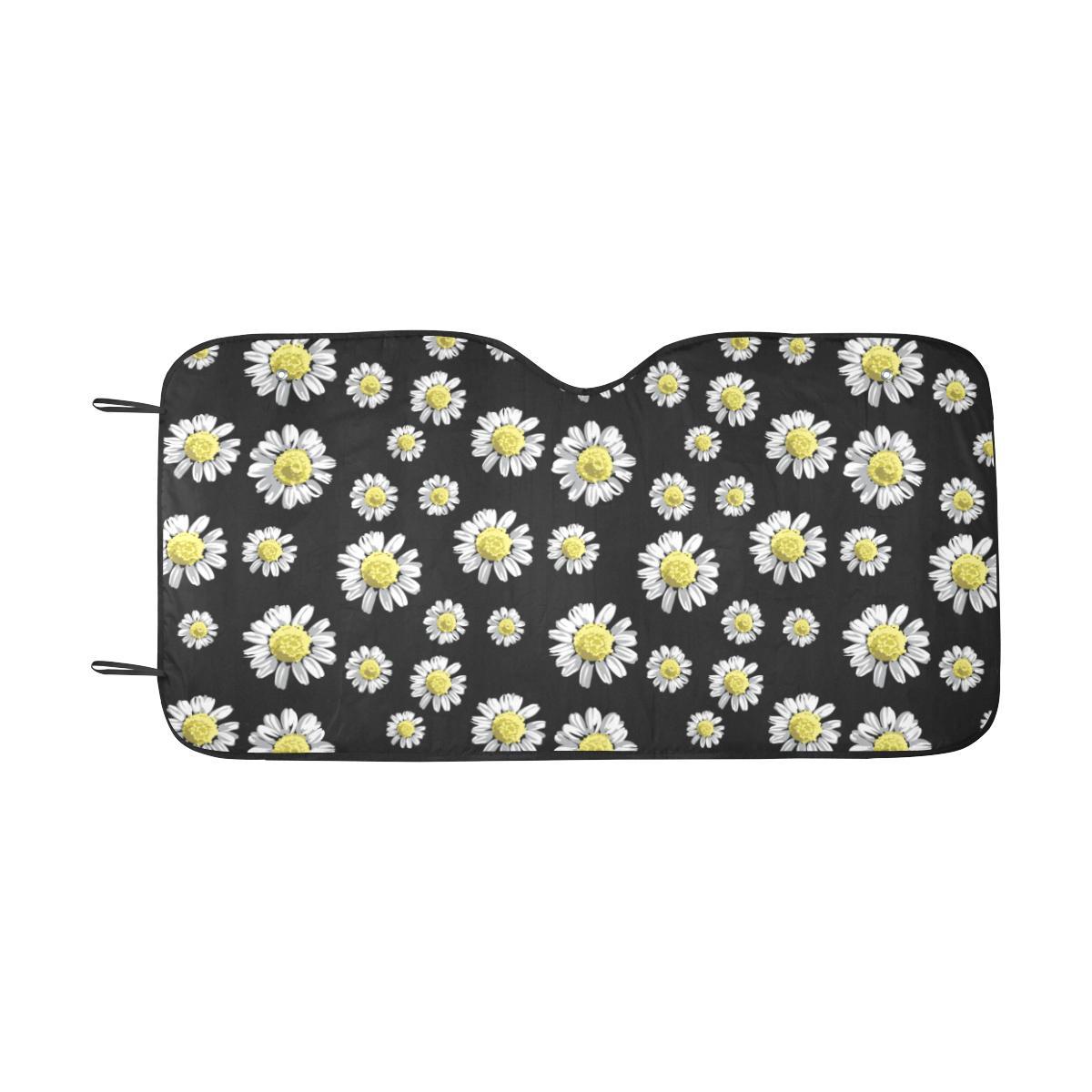 Daisy Pattern Print Design DS01 Car Sun Shade-JorJune