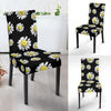 Daisy Pattern Print Design DS01 Dining Chair Slipcover-JORJUNE.COM