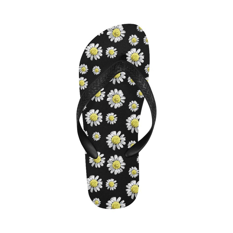 Daisy Pattern Print Design DS01 Flip Flops-JorJune