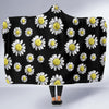 Daisy Pattern Print Design DS01 Hooded Blanket-JORJUNE.COM