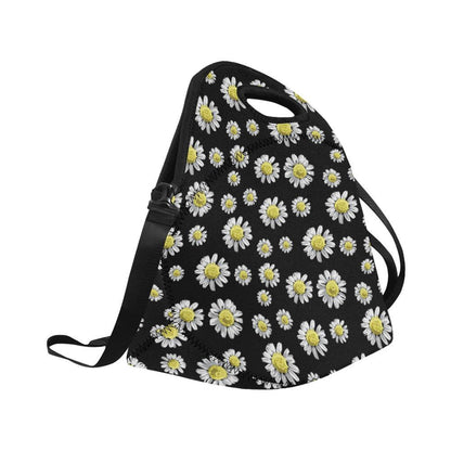 Daisy Pattern Print Design DS01 Neoprene Lunch Bag-JorJune