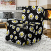 Daisy Pattern Print Design DS01 Recliner Slipcover-JORJUNE.COM