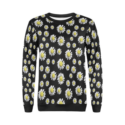 Daisy Pattern Print Design DS01 Women Long Sleeve Sweatshirt-JorJune