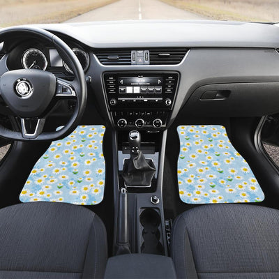 Daisy Pattern Print Design DS010 Car Floor Mats-JorJune