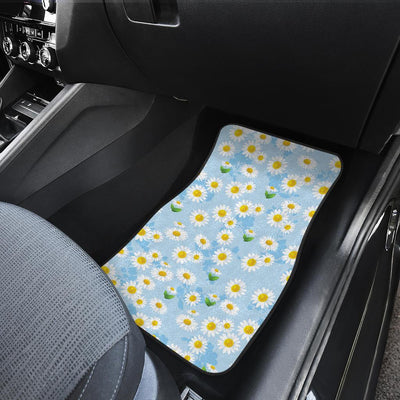 Daisy Pattern Print Design DS010 Car Floor Mats-JorJune