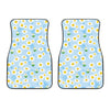 Daisy Pattern Print Design DS010 Car Floor Mats-JorJune