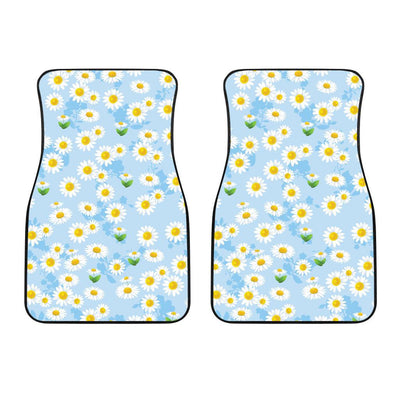 Daisy Pattern Print Design DS010 Car Floor Mats-JorJune