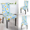 Daisy Pattern Print Design DS010 Dining Chair Slipcover-JORJUNE.COM