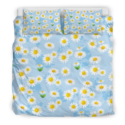 Daisy Pattern Print Design DS010 Duvet Cover Bedding Set-JORJUNE.COM