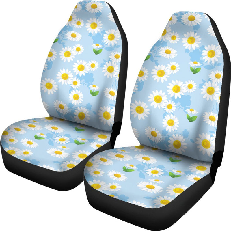 Daisy Pattern Print Design DS010 Universal Fit Car Seat Covers