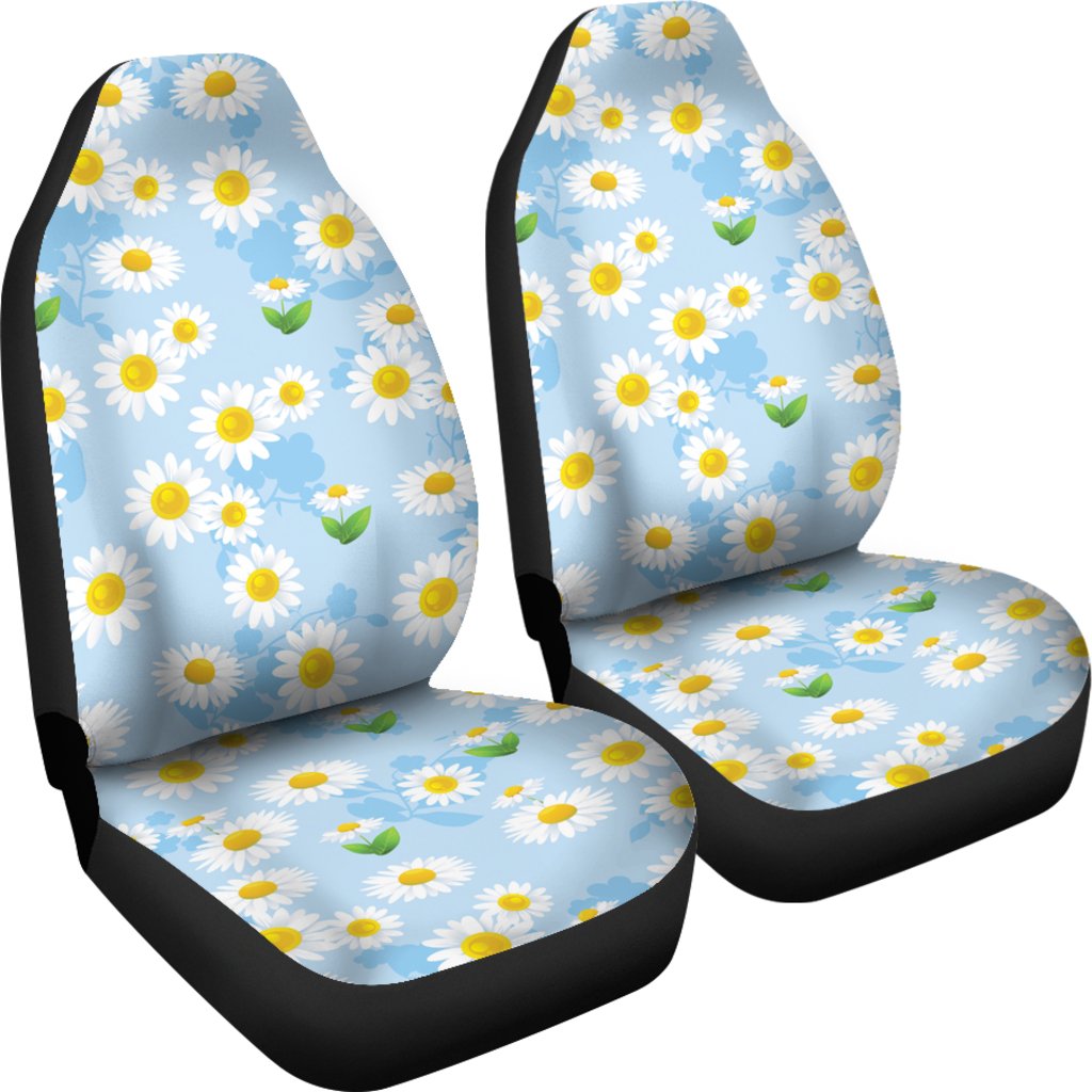 Daisy Pattern Print Design DS010 Universal Fit Car Seat Covers