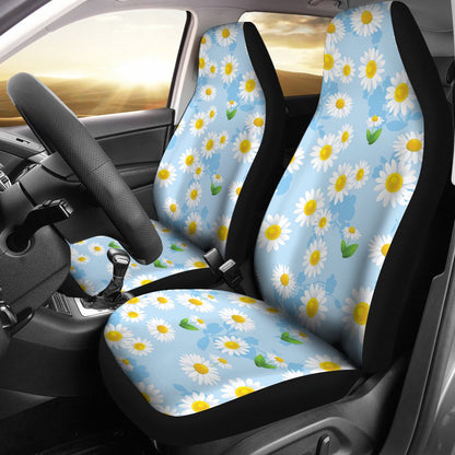 Daisy Pattern Print Design DS010 Universal Fit Car Seat Covers