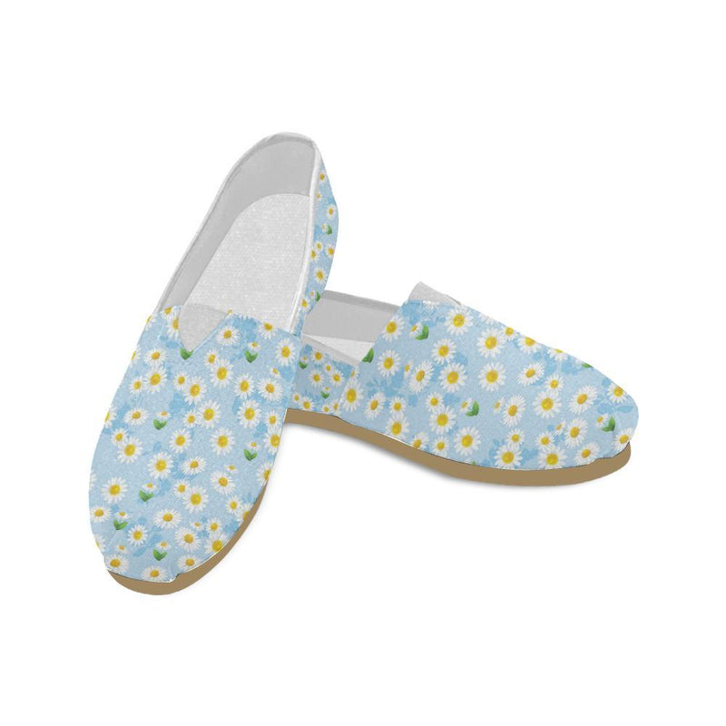 Daisy Pattern Print Design DS010 Women Casual Shoes-JorJune.com