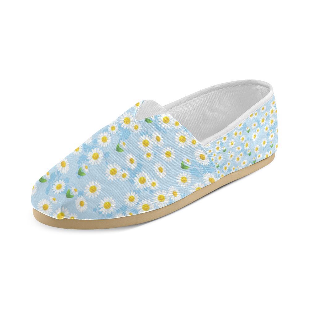 Daisy Pattern Print Design DS010 Women Casual Shoes-JorJune.com