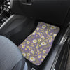 Daisy Pattern Print Design DS011 Car Floor Mats-JorJune