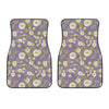 Daisy Pattern Print Design DS011 Car Floor Mats-JorJune